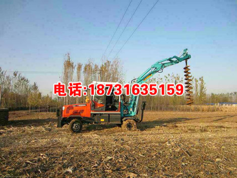 涡轮增压配置挖坑机钻孔机  挖掘机钻孔机厂家