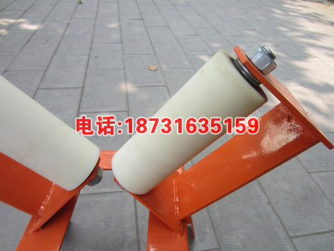单转向/双转向V字型单向电缆滑车配轴承钢板架电缆转向滑车地缆