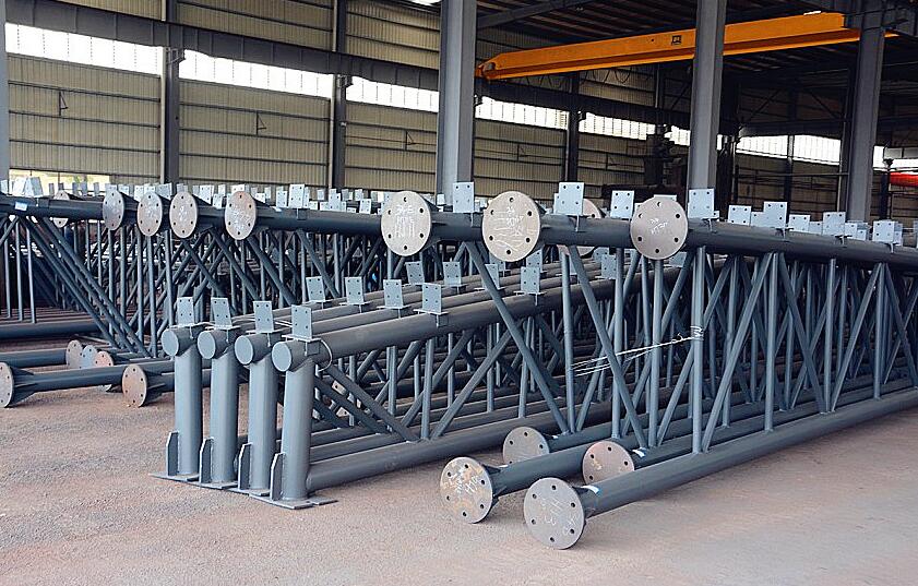 江苏徐州钢结构管桁架加工 管道桁架加工出口-三维钢构