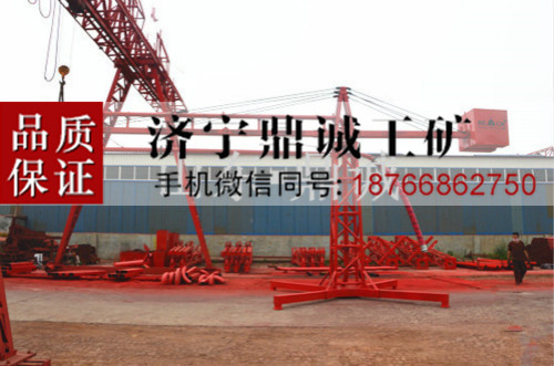 湖北鄂州手动立架式混凝土布料机 15米移动塔吊式布料机 泵送混凝土输送机