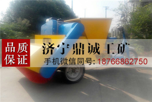 安徽淮北座驾式草坪充砂梳草一体机 多功能人造草坪刷草机 运动草坪梳草机