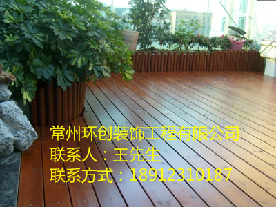 供应江浙沪苏州常州无锡生态木户外地板菠萝格防腐木地板