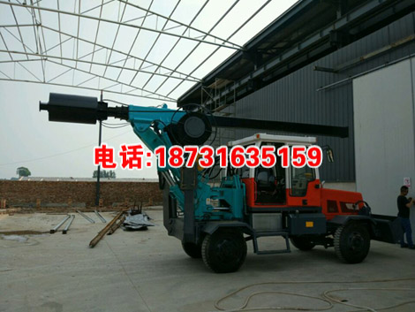 回旋钻旋挖钻 旋挖钻钻具  80度轮式旋挖钻机 小型旋挖钻机具