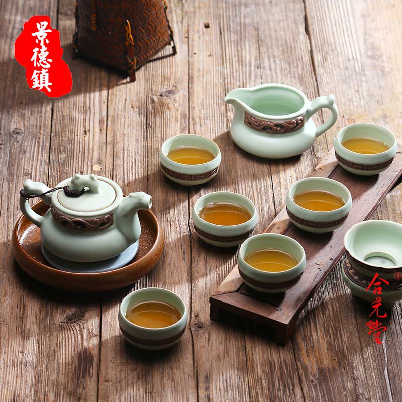 订制节日礼品陶瓷茶具，节日送客户礼品茶具景德镇生产厂家