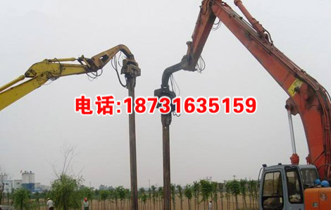 钢板桩打桩锤 防汛打桩机 高频振动 厂家直销