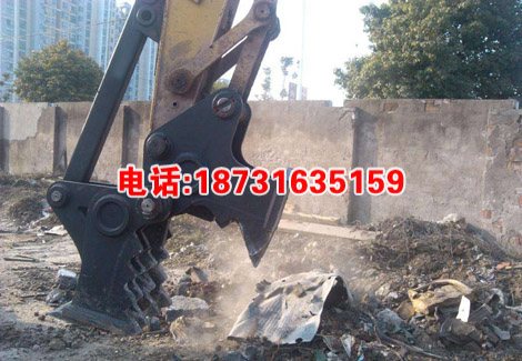 破碎钳机 机械式二次粉碎钳 拆楼房液液压件