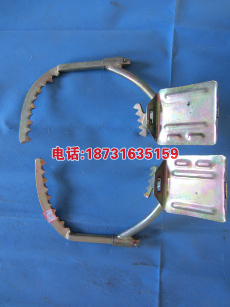 木杆脚扣 电信带齿脚扣爬杆维修工具爬杆爬树工具