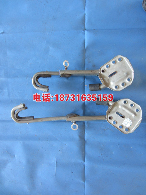无缝钢管电工方管脚钩加厚爬杆脚扣电工加厚铁路专用脚扣H型钢专用脚扣