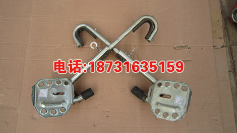 专用脚扣无缝钢管爬树爬杆专用工具工字钢柱脚扣