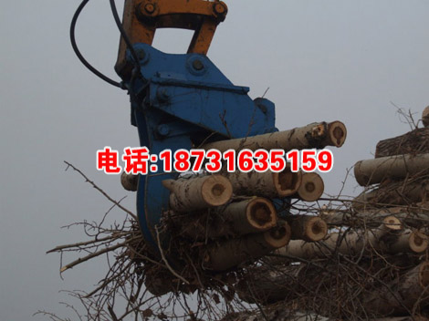 旋转式抓石器 液压不回转抓钳器 固定式抓木器 机械抓木器