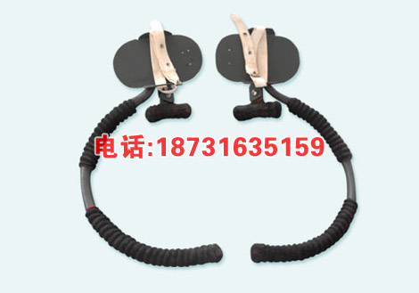 电力登杆脚扣JK-400防滑包胶黑色脚扣H型钢脚扣