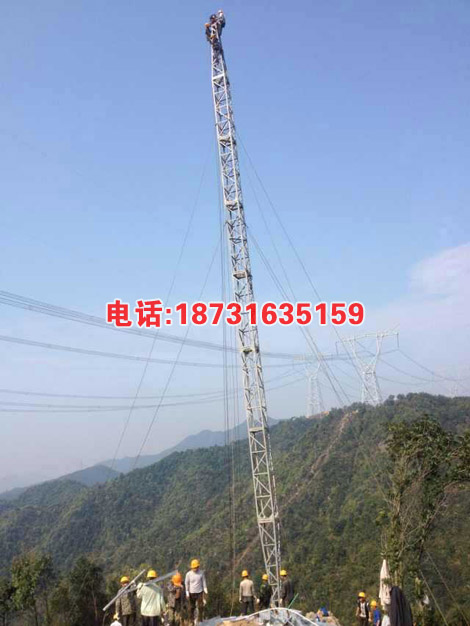 铝合金格构式抱杆 组塔铁抱杆 铝合金格构式单抱杆