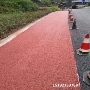 广东惠州彩色路面材料简单易操作