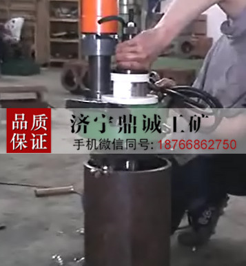 涨紧式不锈钢碳钢管子平口机ISY-250Y焊接前管子切削工具电动45度管道坡口机