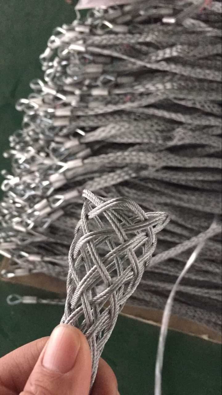 钢丝绳电缆网罩/导线牵引网套/电力电缆网套连接器导线网套双头