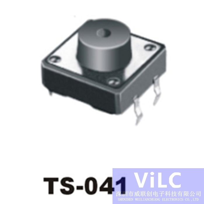 直插式 圆柱柄直按TS轻触开关 TS-041 多控开关
