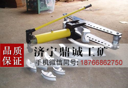 山西长治2寸3寸手动液压弯管机 不锈钢圆管弯管器 无缝钢管水管折弯机