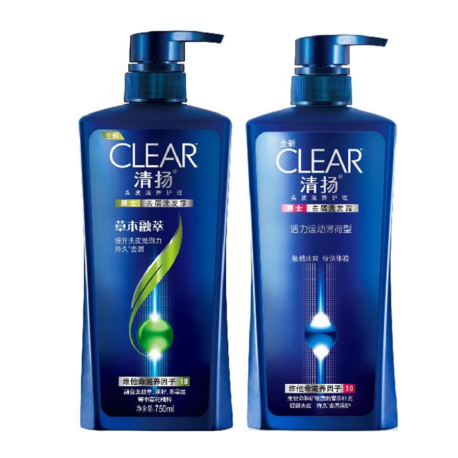 洗发水厂家批发清扬男士控油洗发水批发