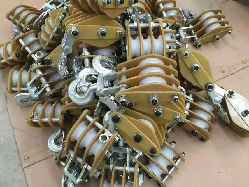 电力专用60*120/厂家直销尼龙放线滑车/座挂式两用放线滑车/
