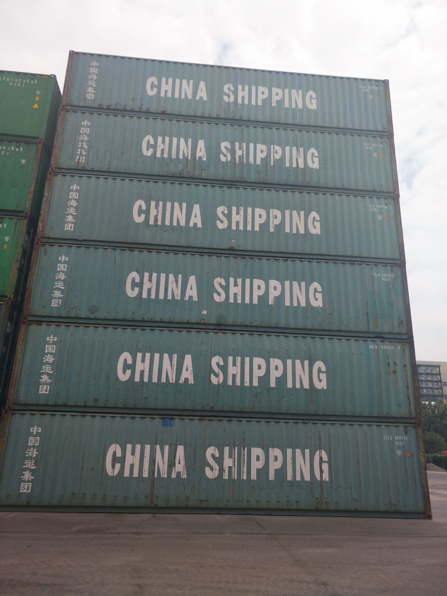 供应天津港二手集装箱 海运出口箱 20尺40尺开顶箱等