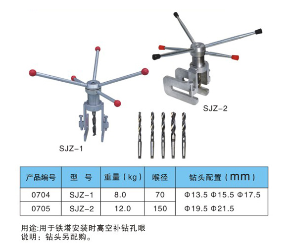 SZK1角铁手摇钻 亚源工具手摇钻 手摇钻孔机 塔上角铁工具
