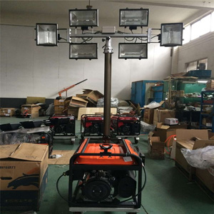 便携升降灯组 SFW6110B 工程移动升降工作灯全方位移动照明桅杆灯塔
