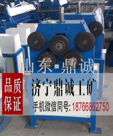 江苏常州电动角铁卷圆机 立式扁铁方钢滚圆机 不锈钢法兰圆环成型机