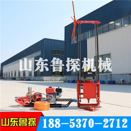 供应山东鲁探QZ-2C汽油机工程勘探钻机 便携取岩心钻机