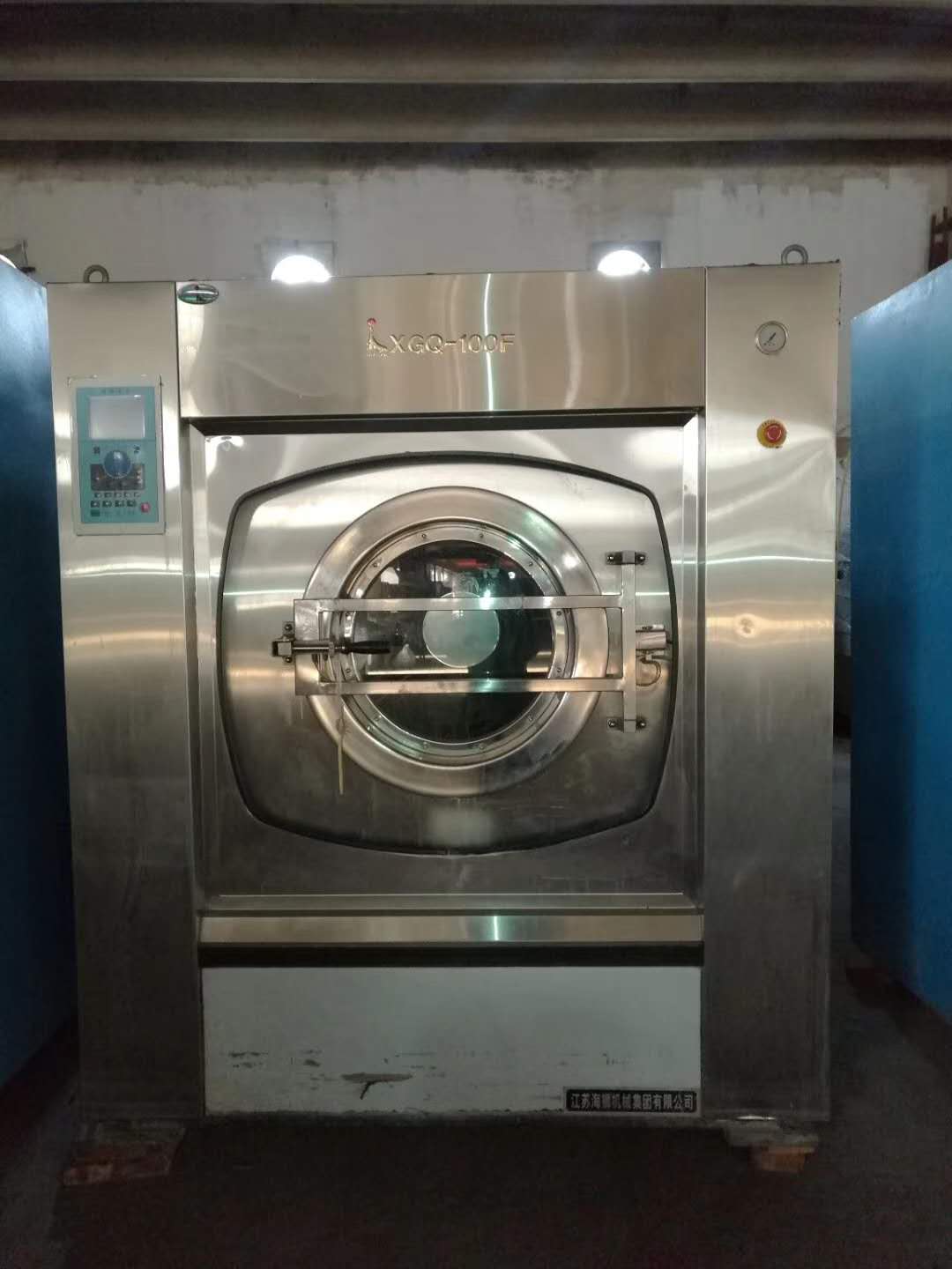 泰安出售二手洗衣房设备二手百强水洗机海狮折叠机价格