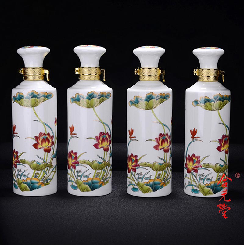 陶瓷工厂原浆套装酒瓶定制供应批发