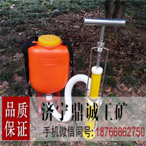 河南驻马店小型蔬菜瓜果苗木追肥器 背桶式根部施肥器 颗粒施肥器 助力式多功能施肥播种机