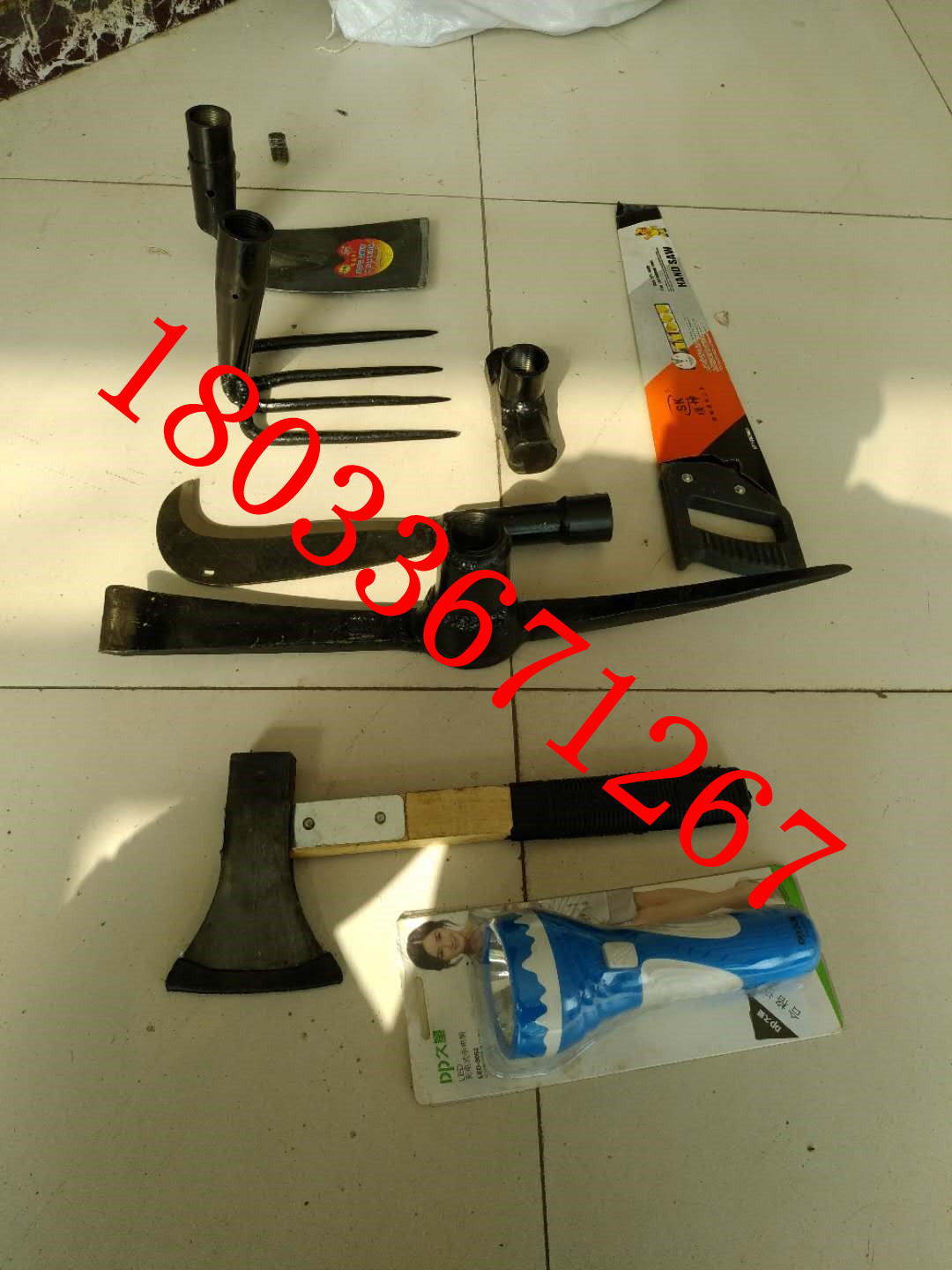 防汛工具包6件套  抢险救援工具 消防工具包