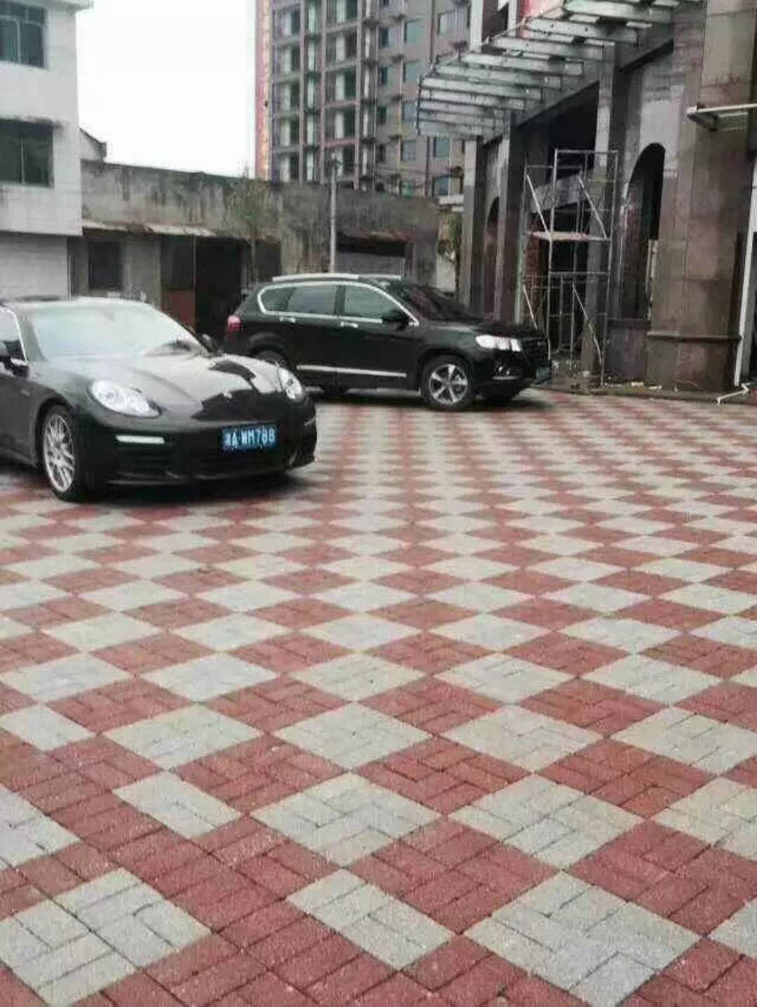 停车场专用众光陶瓷透水砖100*200路面砖