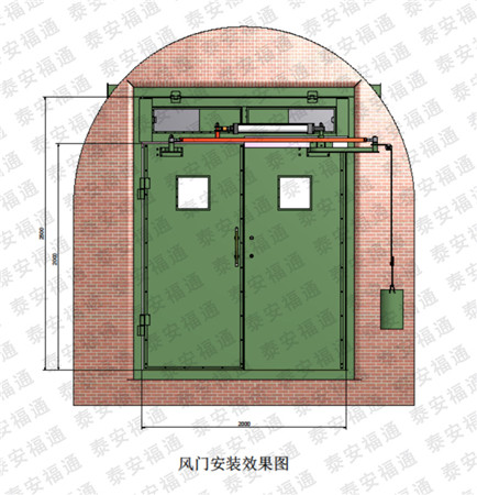 双向无压风门一组多少钱