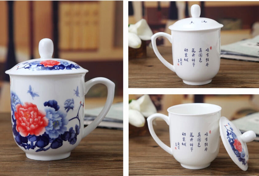 会议陶瓷礼品茶杯定制生产厂家