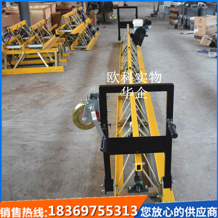 可起拱马路整平机4kw电动混凝土振动梁