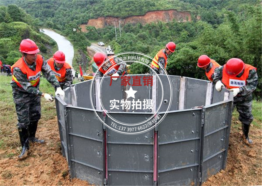 防汛装配式围井生产厂家  移动便捷式堵水墙哪家好