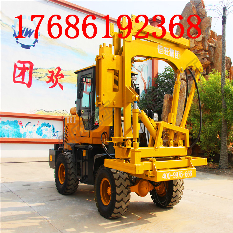 供应护栏打桩机 公路护栏钻孔机 打桩机价格 厂家直销