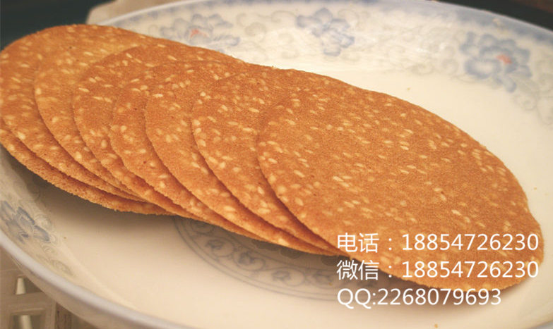 教糕点技术学习来济宁 芝麻煎饼制作配方