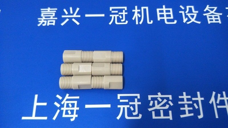 特种工程塑料制品聚醚醚酮精密零部件加工 PEEK螺纹轴套密封圈