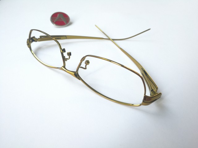 3d+打印多色金属眼镜镜框电镀镜框外观精美