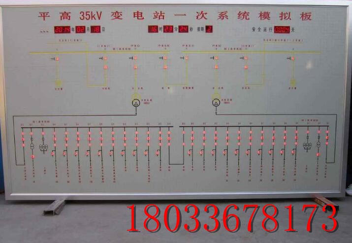 质量保证配电室模拟盘定做变电所模拟屏模拟图板 系统图牵引屏