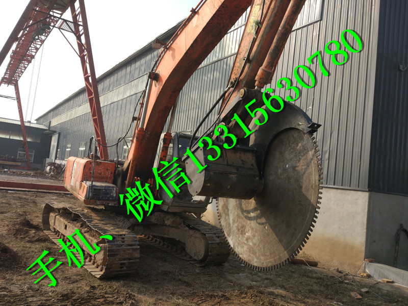 挖机改装伐木锯  挖掘机改装岩石锯 勾机混凝土