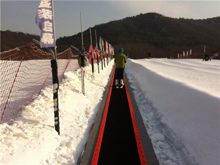 便捷平稳的滑雪魔毯零故障的雪地输送带厂家