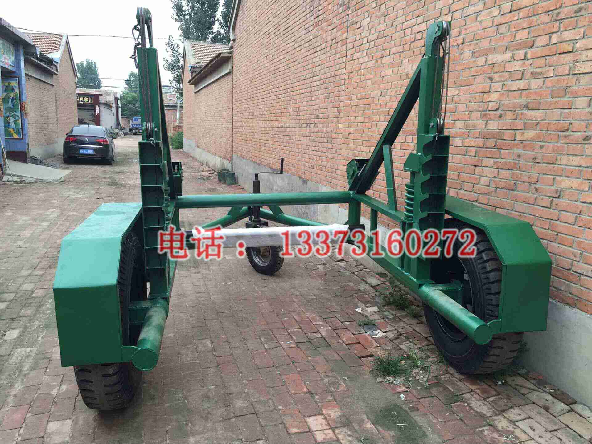 1吨电缆拖车 液压钢线车 钢绞线 光缆运输车 加工定制