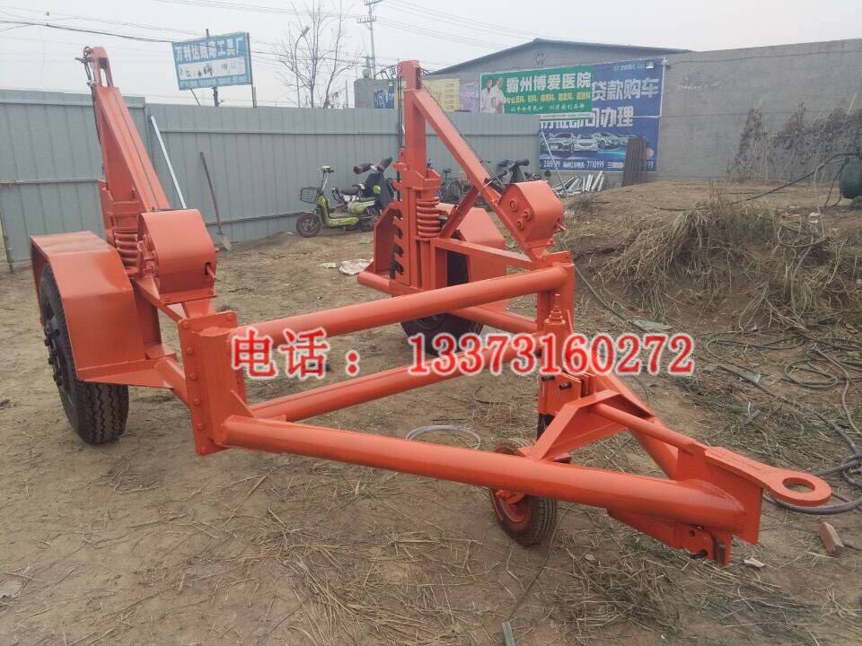 10吨电缆盘拖车  10吨放线车  电力施工 液压放线盘车 加工定做