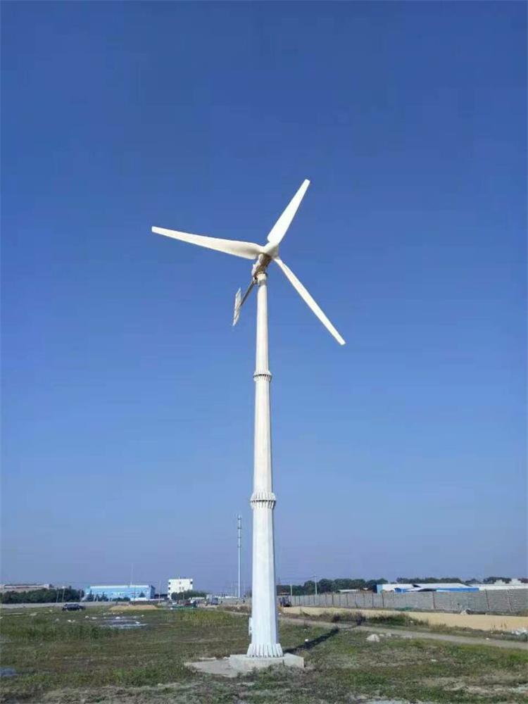 供应山庄专用景观风力发电机10kw微风启动 发电