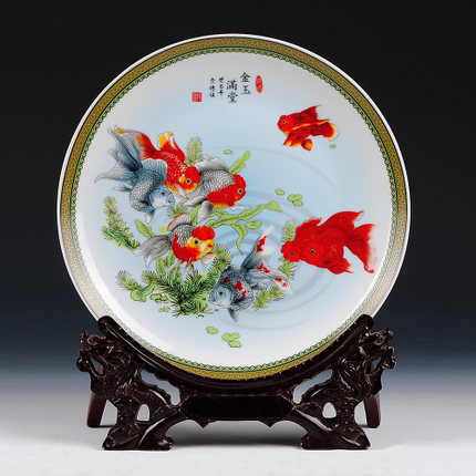 陶瓷赏盘定制厂家