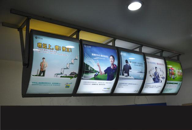 长治潞城做广告超薄曲面灯箱厂家超便宜/质量好