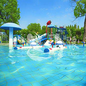 广州沧浪提供儿童水上乐园设备-戏水小品-水上跷跷板